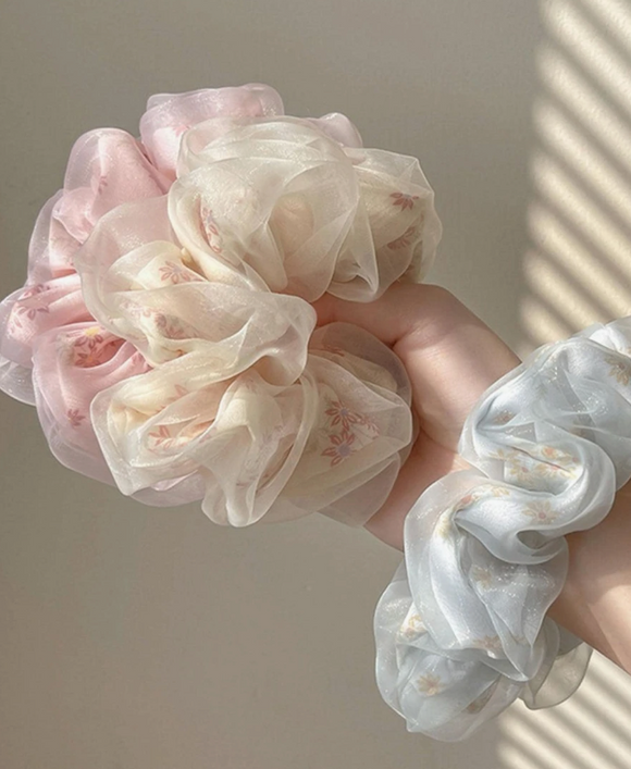 Kit de 3 Scrunchies para el cabello