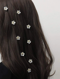 Kit de 10 flores para el cabello (varios colores)