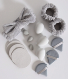 Kit de bolsas, esponjas y banditas skin care