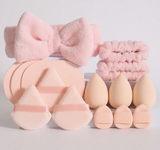 Kit de bolsas, esponjas y banditas skin care