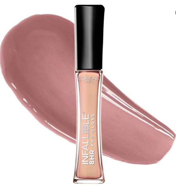 8 HR Labial Infallible Pro Gloss 105 Petal - L'oreal