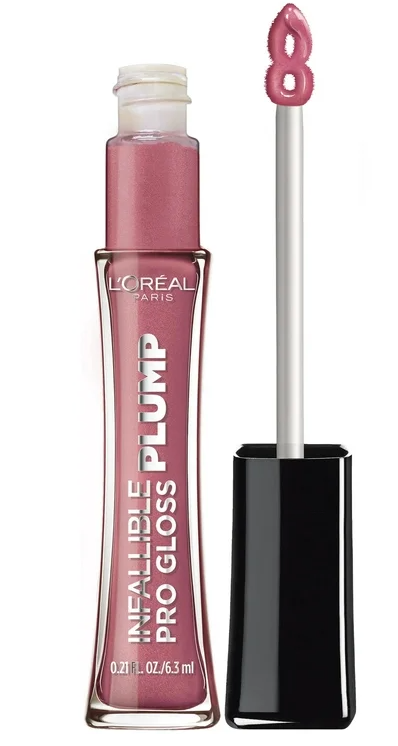 Labial Infallible Pro Gloss PLUMP 606 Mauve Glow - L'oreal