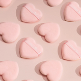 Kit 2 Borlas Corazón Makeup Powder Puff - Amor Us