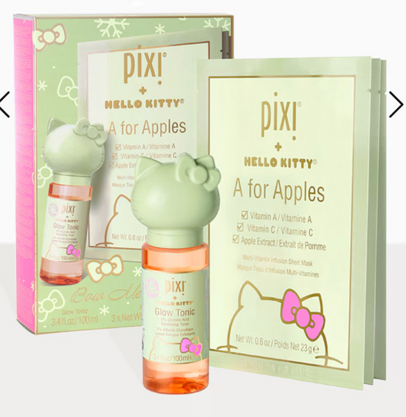 Kit Pixi + Hello Kitty A for Apples tónico y mascarillas - Pixi by Petra