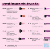 Travel fantasy mini brush kit de 10 brochas y bolsita para viaje -  Real Techniques