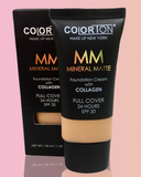 MM Mineral Matte base de maquillaje matte con colágeno y SPF - Colorton