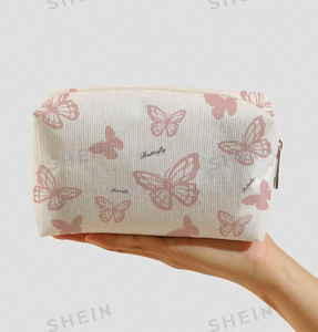 Cosmetiquera de mariposas (varios tonos)