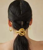 Coletero liga para el cabello metálico (varios modelos)