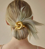 Coletero liga para el cabello metálico (varios modelos)