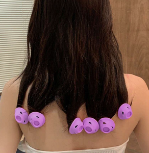 Kit de 6 pinzas de silicon para rizar y hacer ondas en el cabello sin calor