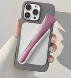 Lip holder de silicon blanco para fundas de celular