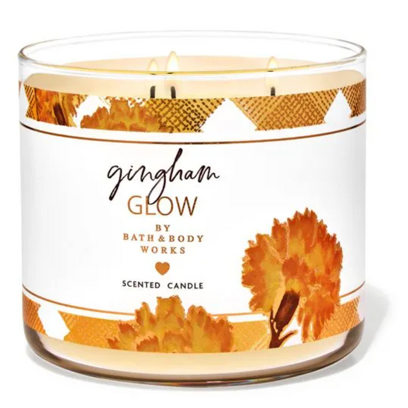 Gingham Glow Vela Grande - Bath & Body Works