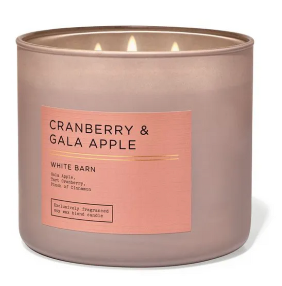 Cranberry Gala Apple Vela Grande - Bath & Body Works