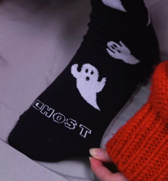 Calcetines fantasmas negro  - Halloween Collection