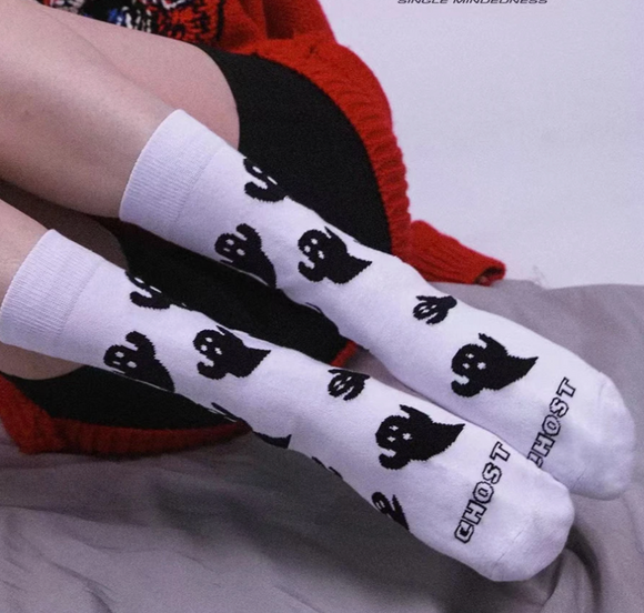 Calcetines fantasmas blanco  - Halloween Collection