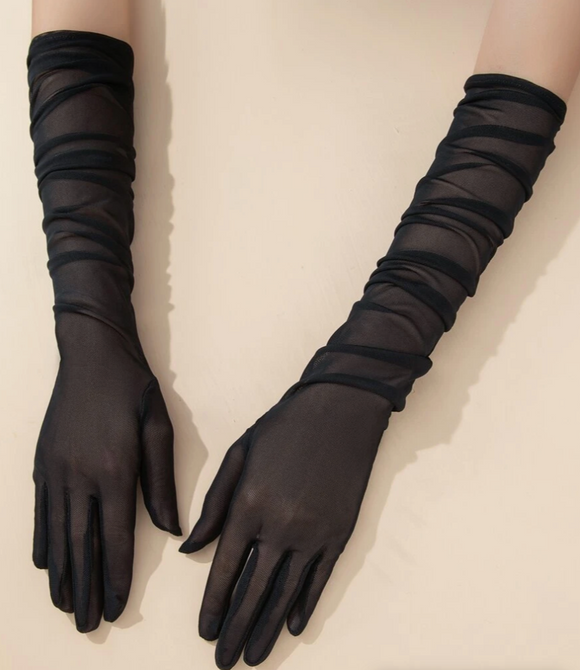 Guantes negros para disfraz  - Halloween Collection
