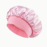 Gorro de seda para cuidar el cabello y metodo curly + Scrunchie