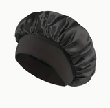 Gorro de seda para cuidar el cabello y metodo curly + Scrunchie