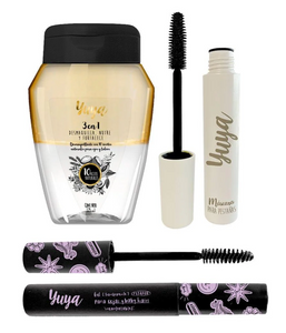 Set Look Natural, Máscara 10 aceites + Gel para cejas + Desmaquillante bifásico - YUYA Republic Cosmetics