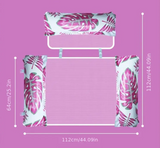 Flotador inflable multifuncional con bonito diseño rosa