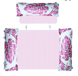 Flotador inflable multifuncional con bonito diseño rosa