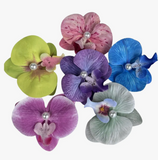 Clip accesorio con orquídea para el cabello