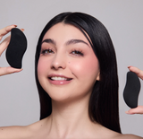 Esponja para maquillaje negra curva - Adara