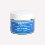 moisturizer, MOIRA, crema hidratante, glicerina, ácido hialurónico, gel cream, hydrating moisturizer, skincare, hidratación facial, all skin types