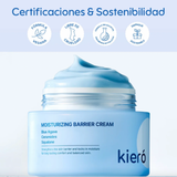 crema hidratante, Moisturizing Barrier Cream, Kiero skincare, crema facial, hidratación profunda, barrera de la piel, skincare coreano, cuidado facial, crema para el rostro, piel suave, beauty skincare