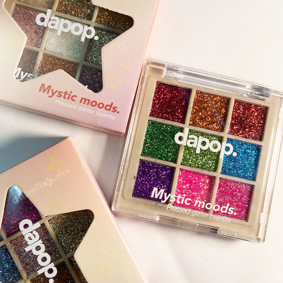 Paleta de sombras Mystic Moods Pressed Glitter Palette - DAPOP