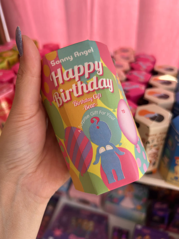 Figura Sonny Angel Happy Birthday  *imitación*