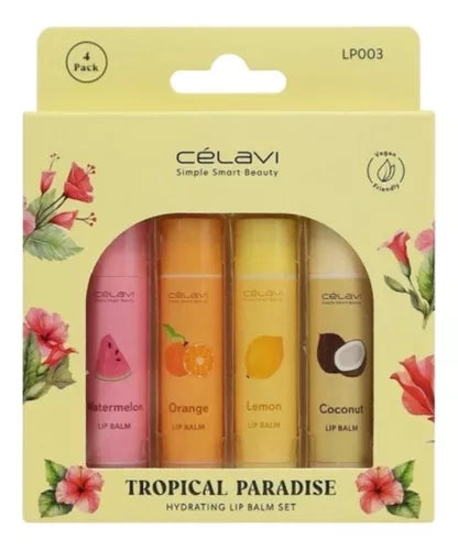 Set de 4 Lip Balms LP003 - Célavi