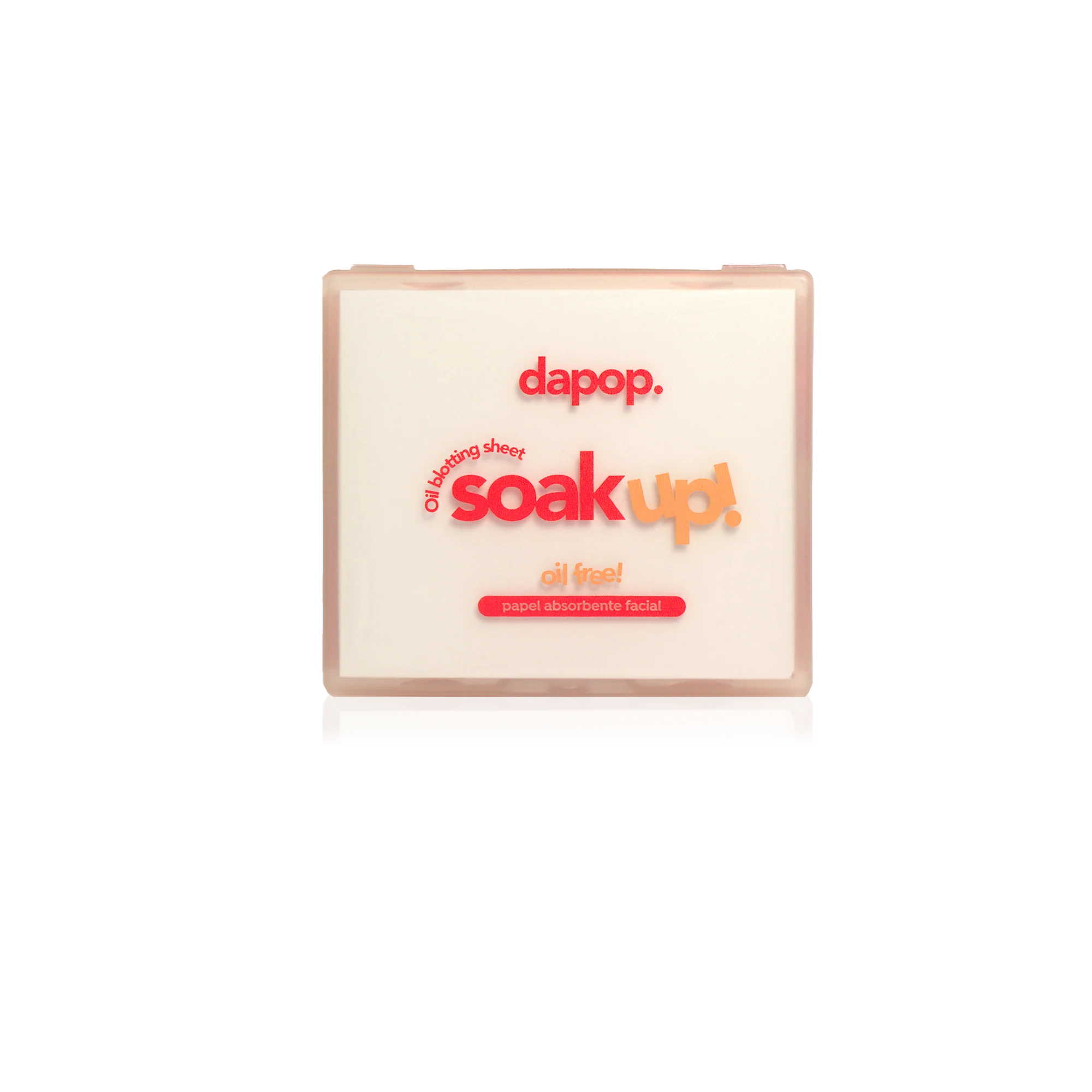 Soak up! Papel absorbente de grasa con borla y espejo - DAPOP