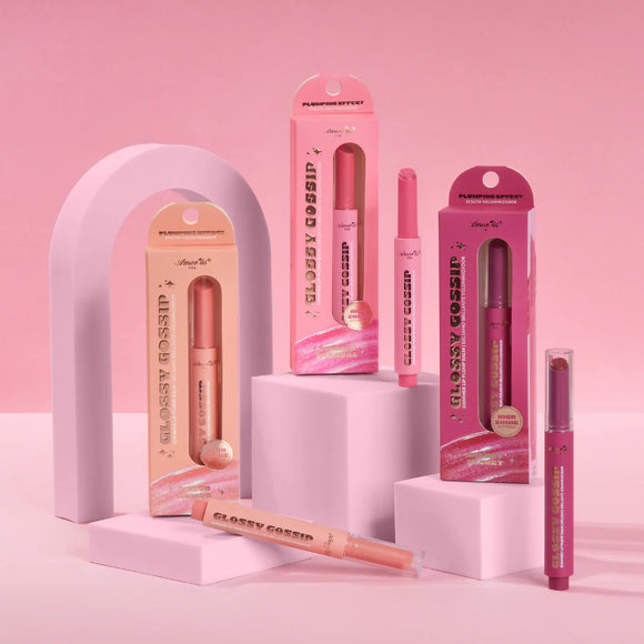 Glossy Gossip Shimmer Lip Plump Balm (varios tonos) - Amorus