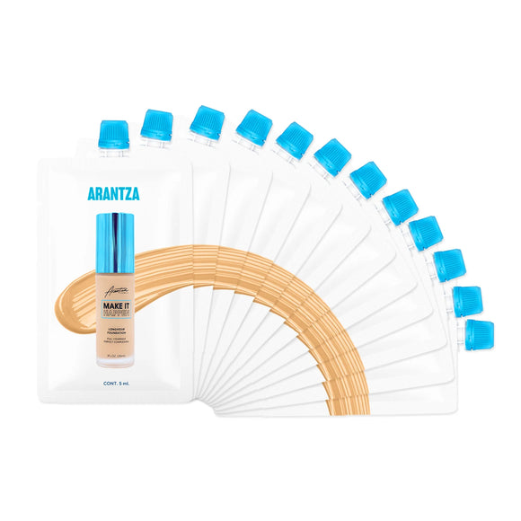 Muestra de Base de Maquillaje Make It Happen (varios tonos) - Arantza Cosmetics