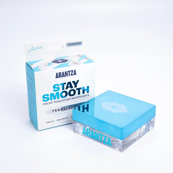 Polvo Traslúcido matificante Stay Smooth - Arantza Cosmetics