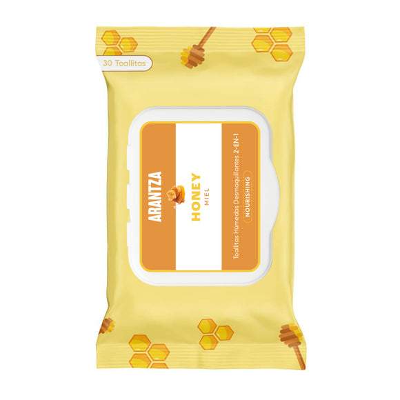 Toallitas Limpiadoras Desmaquillantes HONEY - ARANTZA
