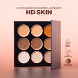 Paleta "HD Skin Palette" - ATENEA