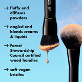 Cream & Powder Face Brush - e.l.f.