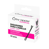 Pasadores para cabello negros 30 piezas - By apple