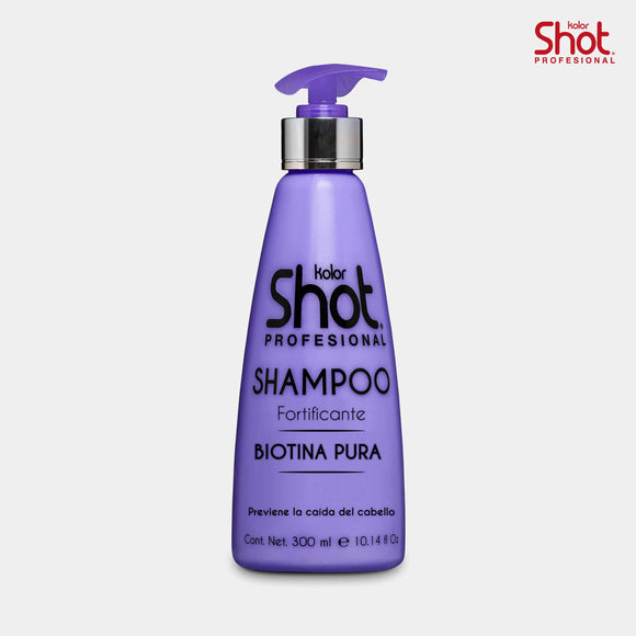 Shampoo anticaída biotina pura  250 ml - Kolor Shot