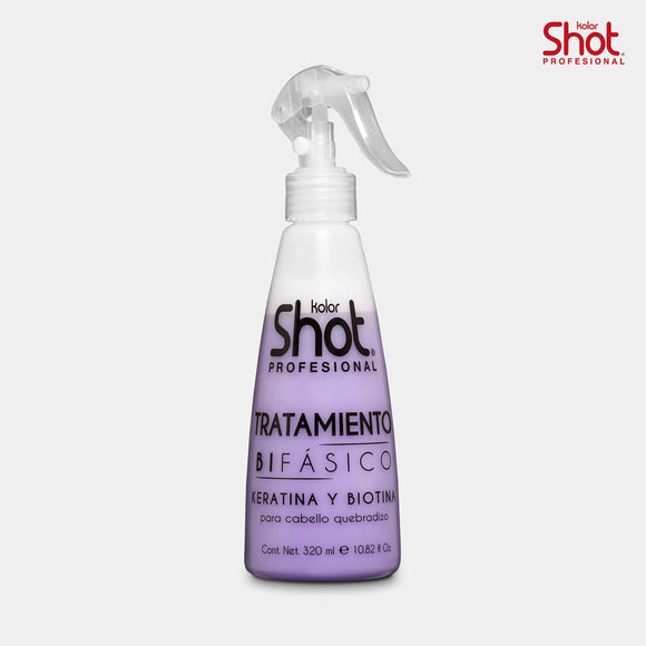 Tratamiento Bifásico Keratina y Biotina 320 ml - Kolor Shot