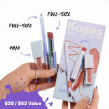 Kosas Plump + Juicy Lips Trio