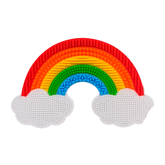 Tapate limpiador de brochas arcoiris de silicona - Bausse