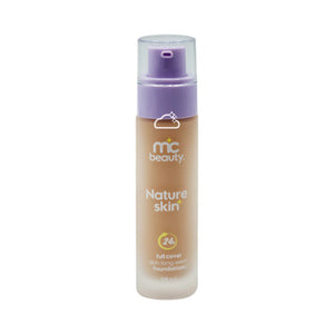 Maquillaje Líquido Nature Skin All Mat! (varios tonos) - MC Beauty