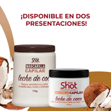 mascarilla para cabello, mascarilla capilar, mascarilla de leche de coco para cabello, mascarilla de coco para cabello, tratamiento capilar de coco, leche de coco para el cabello, mascarilla hidratante para cabello, mascarilla nutritiva para cabello, tratamiento para cabello seco, tratamiento para cabello maltratado, cabello suave y brillante, tratamiento anti-frizz, tratamiento para puntas secas, hidratación para el cabello, nutrición para el cabello, Kolor Shot, mascarilla Kolor Shot, mascarilla de coco 