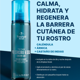 mist facial piel sensible, bruma facial calmante, Tropical Heal, caléndula, castaño de Indias, árnica, hidratación facial, piel sensible, piel reactiva, skincare, bruma hidratante.