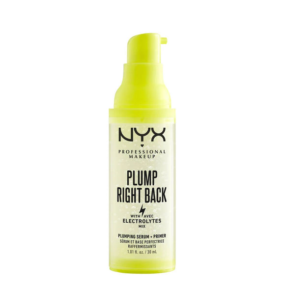 Suero + Primer hidratante Plump Right Back With avec electrolytes mix - NYX