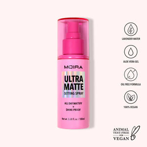 Fijador de Maquillaje Ultra Matte Setting Spray - Moira
