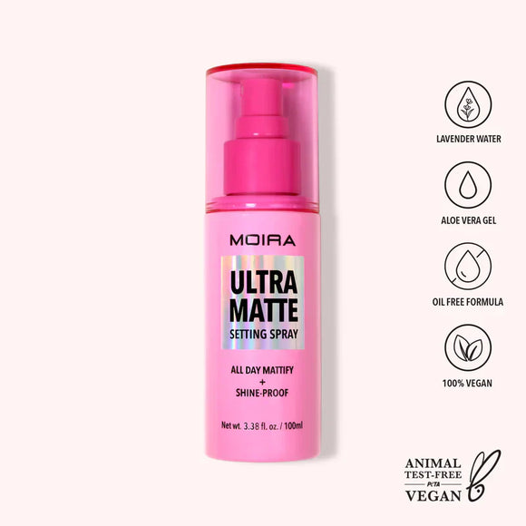 Fijador de Maquillaje Ultra Matte Setting Spray - Moira